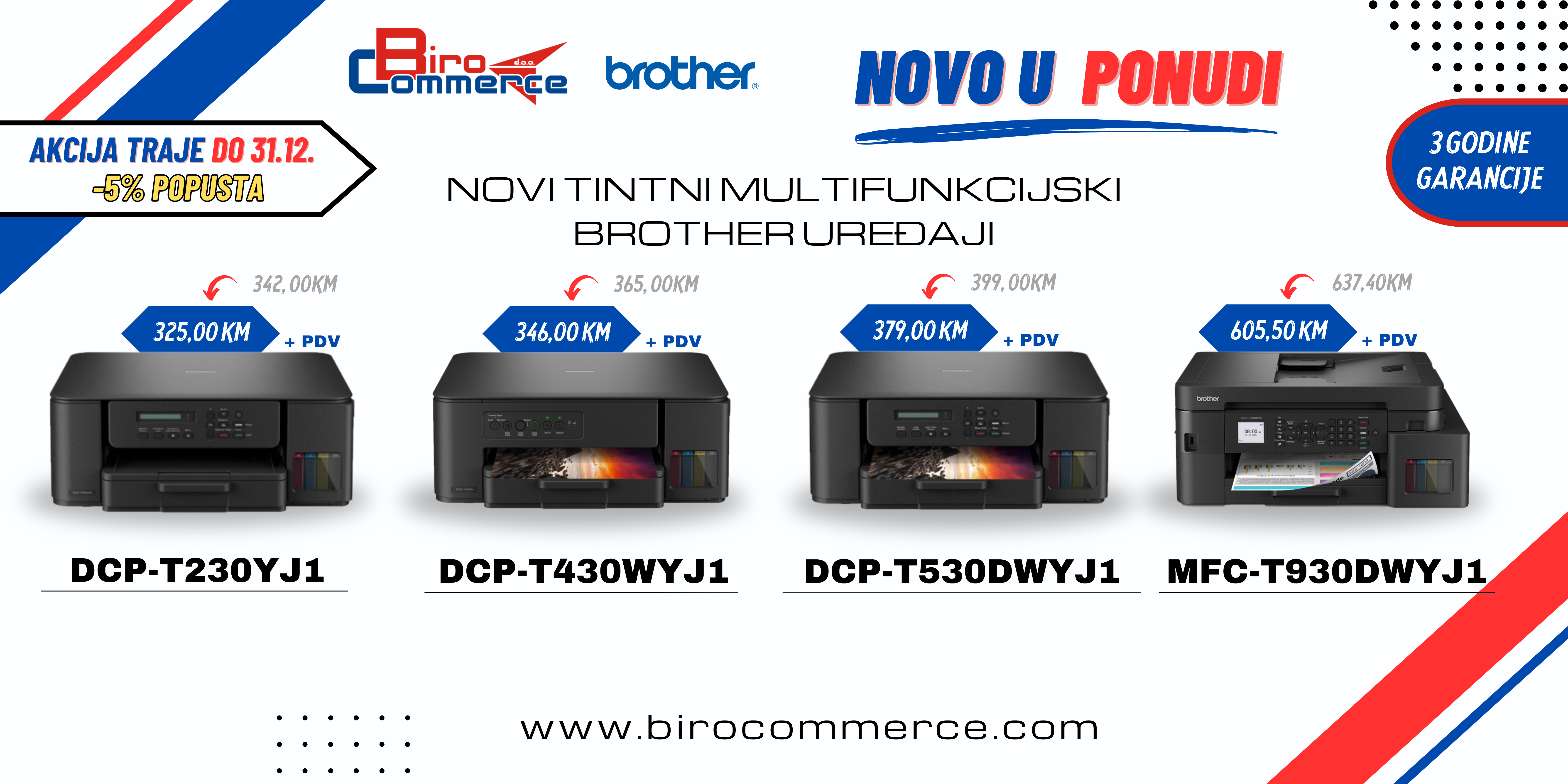 Akcija Brother tintni uređaji