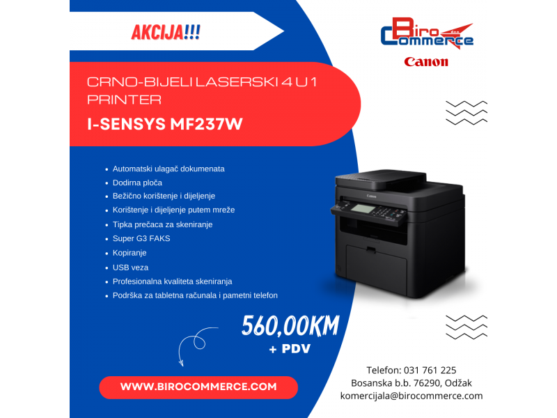 Canon MF 237 printer