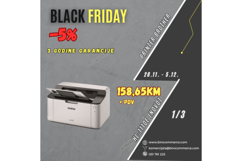 Black friday akcija Brother printeri