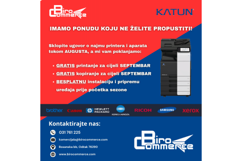 Akcija najam za AUGUST