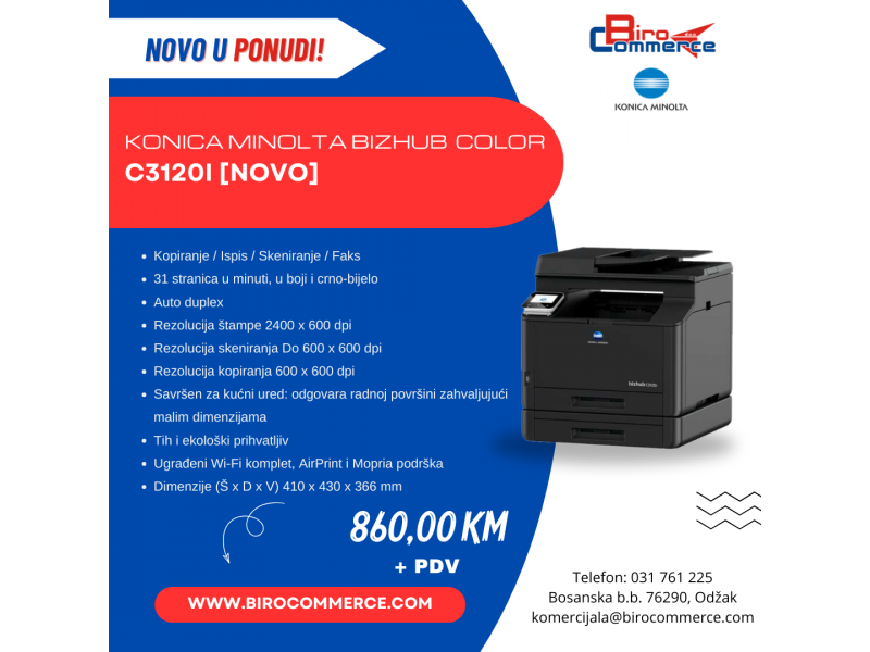 Konica Minolta Bizhub C3120i