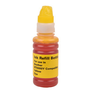Tinta BROTHER BT5000  DCP T300 T500  T510  T710 T910    YELLOW   KATUN 