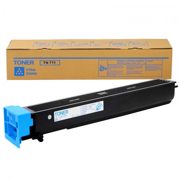 Toner Konica MInolta Bizhub 654 754 C654 C754 TN 711 CYAN KATUN 