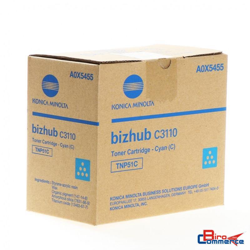 Ketridž Bizhub C3110 CYAN TNP-51C ORIGINAL A0X5455 