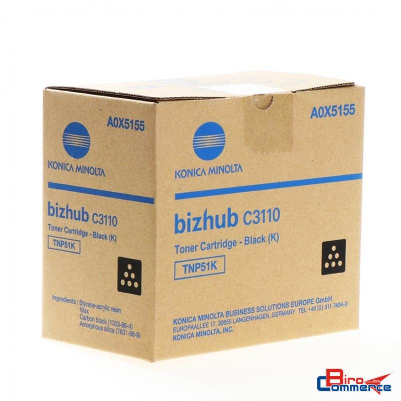 Ketridž Bizhub C3110 BLACK TNP-51K ORIGINAL A0X5155 