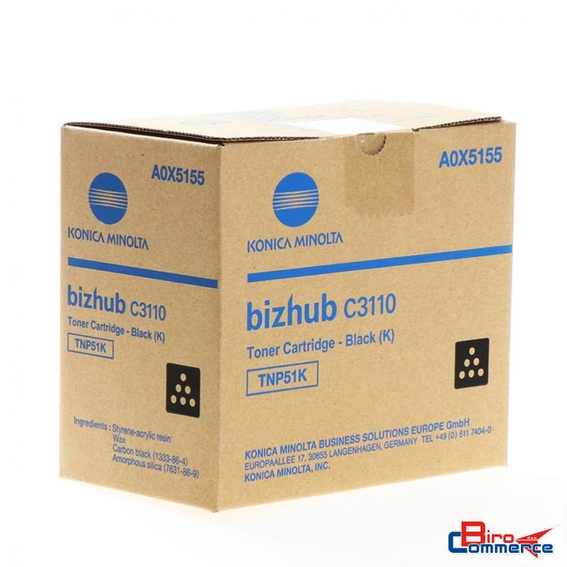 Ketridž Bizhub C3110 BLACK TNP-51K ORIGINAL A0X5155 