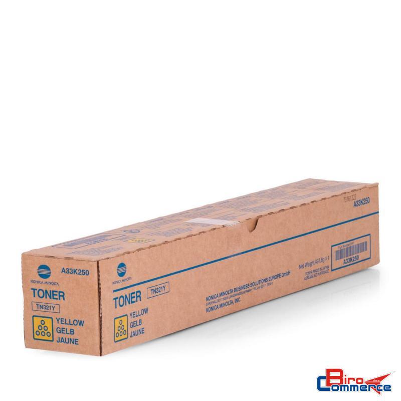 Toner BIZHUB C224/C284/C364/C224E/C284E/C364E YELLOW TN321Y ORIGINAL 